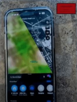 Broken cell phone